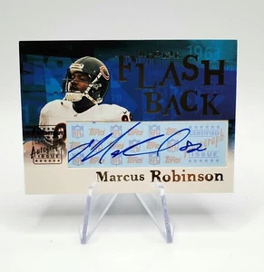 2002 RFA-MR Topps Bowman Rookie Flash Back Marcus Robinson Chicago Bears - Picture 1 of 2
