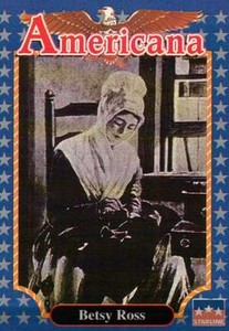 Betsy Ross, Flagmaker --- Historic Americana Trading Card --- NOT Postcard