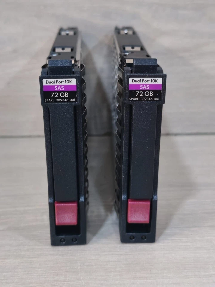 LOT 2PCS.HP DG0072BALVL 504015-001 72GB 10K SAS DUAL PORT HARD DRIVE - Image 1 of 4