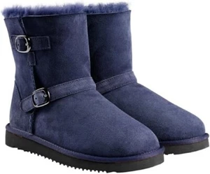 *Kirkland Signature Kids' Shearling Buckle Boot~NWT~NAVY~SIZE3~ONLY ONE!~ET - Picture 1 of 1