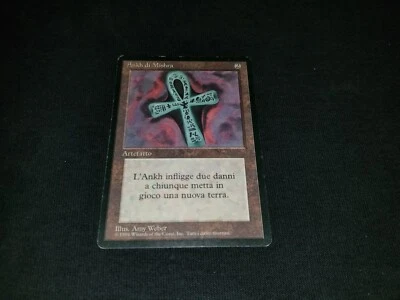 MTG 1x Revised rare artifact HP Italian FBB Ankh of Mishra - ships w/ tracking - Image 1 of 2