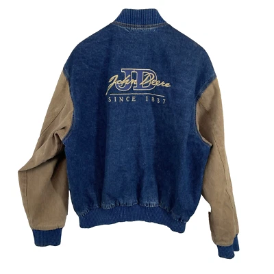 Chaqueta vaquera vintage Turning Point John Deere azul para hombre talla XL botón a presión Foto 1 de 4