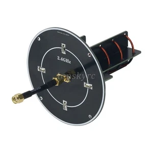 Antenne directionnelle Sinistral 2,4 GHz 13 dBi à gain élevé antenne spirale gaucher - Photo 1/6