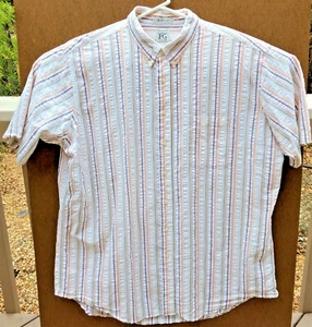 THE BIG SHIRT Mens FG Field Gear XXLTall Puckered SS Button Down Shirt Collar - Picture 1 of 9