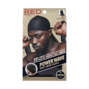 RED BY KISS PREMIUM POWER WAVE SEDOSO SATINADO DURAG HD11 NEGRO - Imagen 1 de 6