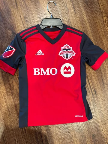 ADIDAS MLS TORONTO FC YOUTH JERSEY Size Small Cover