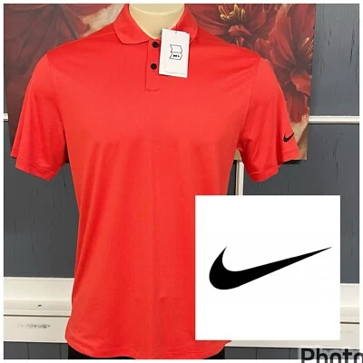 耐克高尔夫 Polo 衫涤纶/尼龙男式中号针织性能 — 第 1/4 张图片