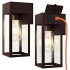 OYKYOHEI 2 Pack Porch Lights Outdoor Wall Sconce, Outdoor Light with Bronze