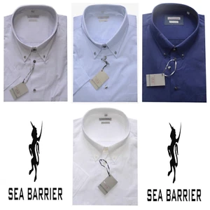 CAMICIA UOMO Taglie Forti 3XL 4XL 5XL 6XL 7XL  manica corta cotone oxford - Picture 1 of 5