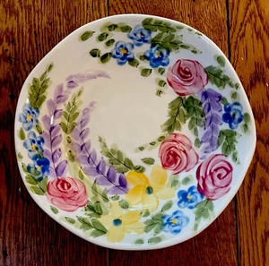 Tabletops Unlimited Jardine Hand Painted Don Swanson Bowl/pasta - Picture 1 of 11