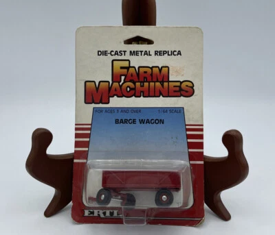 1986 ERTL Barge Wagon Red Die cast #1755 1:64 Scale New - Image 1 of 4