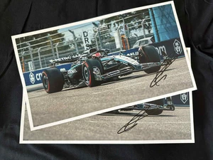 George Russell signed official poster Mercedes 2025! (Miami GP) Proof RARE - Picture 1 of 3