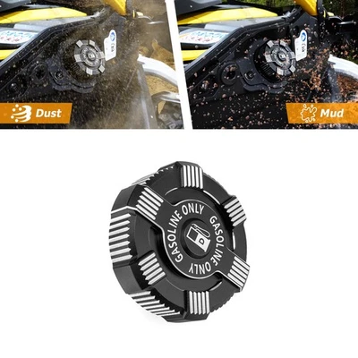 Tapa de tanque de combustible de gasolina de aluminio para Can Am Commander 700 800R 1000R #709000868 Foto 1 de 4