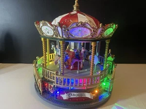 Christmas Lighted Musical Carousel Holiday Centerpiece Works Box instructions - Picture 1 of 5
