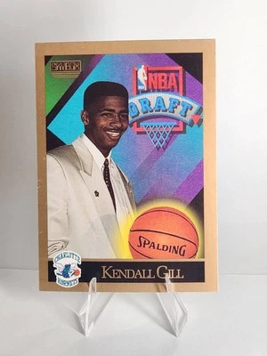 1990-91 SkyBox Kendall Gill Charlotte Hornets #356 - Rc - Image 1 of 2