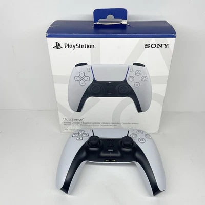 Sony Playstation 5 Controller DualSense Wireless Controller - Bianco - Joystick - Immagine 1 di 4