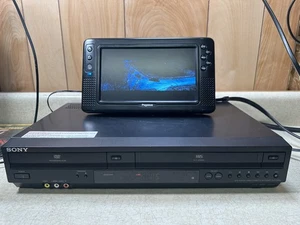 Combo reproductor y grabadora VHS Sony SLV D380P DVD VCR probado funcionando sin control remoto - Imagen 1 de 11