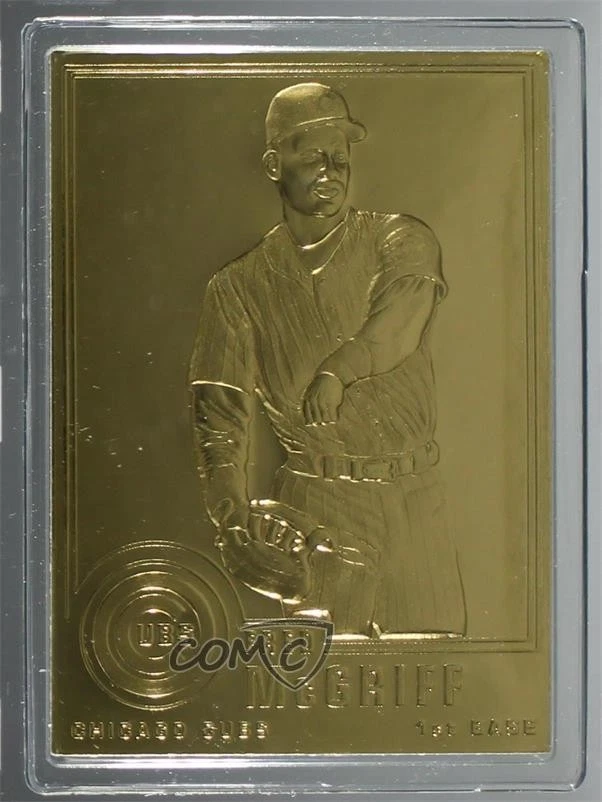 1995-2010 Danbury Mint 22K Gold Fred McGriff (Chicago Cubs) #69 HOF - Image 1 of 2