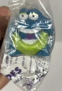 Carl's Jr. 1994 HAIR DUDES My Pet Monster Pot Heads Blue w/green New! RARE - Picture 1 of 3