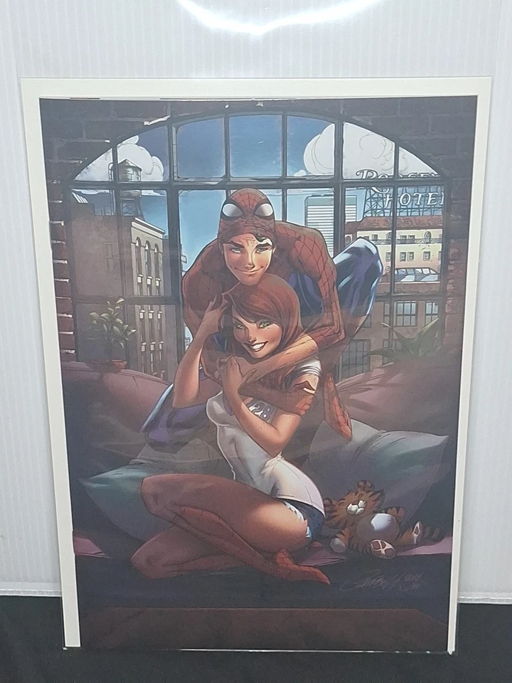 LTD 1000 INCREÍBLE HOMBRE ARAÑA RENUEVA TUS VOTOS #1 J. SCOTT CAMPBELL NYCC FOIL Foto 1 de 1