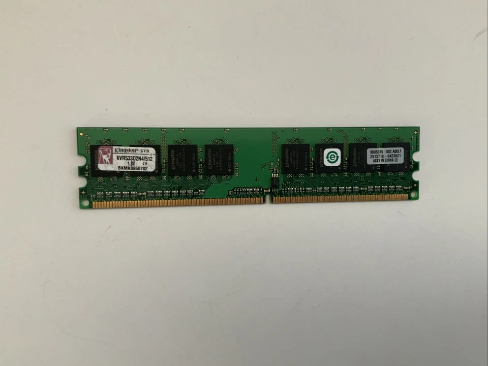 KINGSTON KVR533D2N4/512 512MB DIMM MEMORY RAM WITH WARRANTY - Image 1 of 1