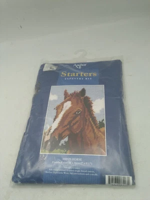 Kit inicial de tapastaria Anchor Needlepoint cavalo MR929 - Imagem 1 de 4