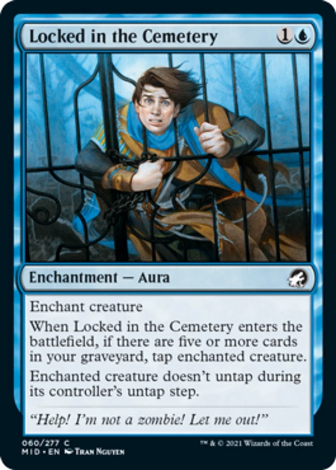 x1 Locked in the Cemetery - Innistrad: Midnight Hunt - NM - MTG - Image 1 of 1