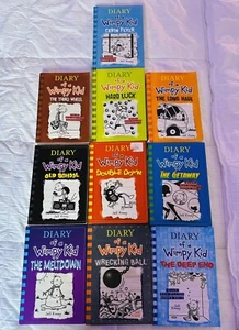 Diary of a Wimpy Kid Series Hardback LOT Books 6-15 - Picture 1 of 3
