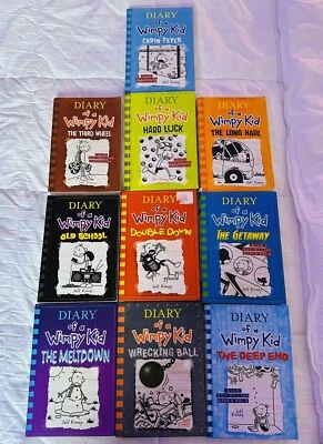 Diary of a Wimpy Kid Series Hardback LOT Books 6-15 - Image 1 of 3