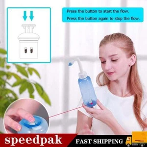 Detergente Nasale Adulto 300ml Neti Pentola Risciacquo Sollievo Sinusale Allergie Naso H8F7 - Foto 1 di 12