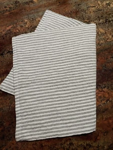 INUP Home STD Cotton Blue Stripe Seer Sucker Pillow Sham Case 27x20" - Picture 1 of 9