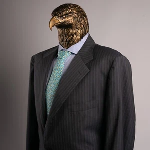 Great $3250 KITON Wool 14 Micron Super 180'S Striped Sport Coat Blue 44US/54IT - Picture 1 of 16