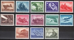 Germany 1944 MNH Mi 873-885 Sc B257-B269 Nazi Army Forces. Including Mi 881 I ** - Picture 1 of 3