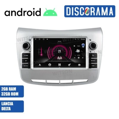 AUTORADIO ANDROID LANCIA DELTA 2009-2019 STEREO AUTO TOUCH 7" WIFI NAVIGATORE - Immagine 1 di 4