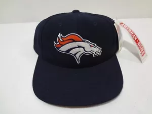 VTG NFL Denver Broncos LOGO Snapback Hat American Needle NEW NWT Wool Blend - Picture 1 of 4