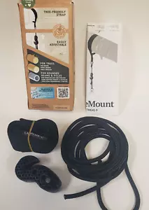LA SIESTA Black Universal Rope Multipurpose Suspension Hammock Mounting System - Picture 1 of 10