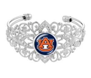 School Bangle Bracelet, Filigree Silver Adjustable Cuff - Picture 1 of 3