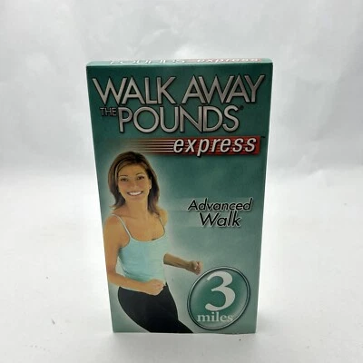 Walk Away The Pounds Express Advanced Walk 3 Miles  VHS Tape Leslie Sansone - Image 1 of 4