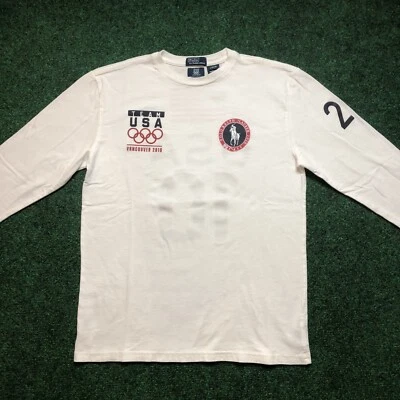 Polo Ralph Lauren Winter Olympics T Shirt Sz Womens Large 2010 Vancouver  - Image 1 of 4