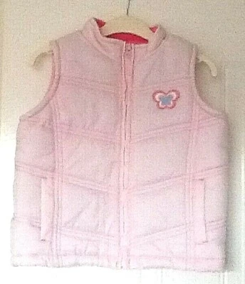 Pink Water-Proof Body Warmer/Gilets Age 4-5 - Image 1 of 4