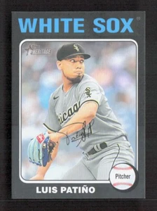 Luis Patino 2024 Topps Heritage Mini #97 Black /50 SP - Picture 1 of 2