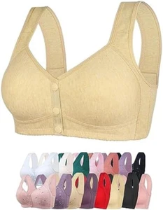Daisy Bra for Seniors, Front Snap Closure Bras, Front Snaps Daisy Bras for Older - Picture 1 of 6