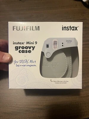 FujiFilm Instax Mini 9 Groovy Camera Case Smokey White Gray  - Image 1 of 4