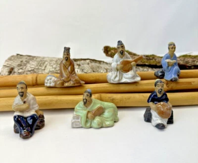1 Set chinesische Shiwan Style Deko Keramikfigur Keramik Figur - Bild 1 von 4