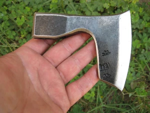 0.66 Lbs FORGED BEARDED CAMPING FOREST AXE HEAD HATCHET HUNTING WOODWORKING TOOL - Picture 1 of 11