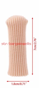 Fascia in tessuto punta del piede piccolo tubo dito gel protezione piedi sollievo dal dolore nuovo wra - Foto 1 di 3