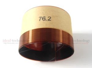  76,2 Kern Bass Schwingspule 76,2 mm Subwoofer 8 OHM Lautsprecher Zubehör DIY - Bild 1 von 3