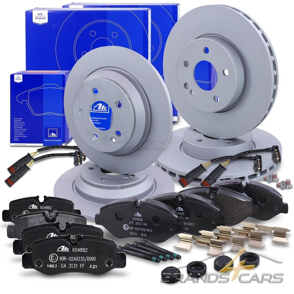 ATE + WEITERE ATE BREMSSCHEIBEN+BELÄGE VORNE+HINTEN FÜR MERCEDES MARCO POLO V-KLASSE VITO W447