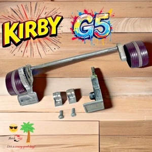 Asse albero ruota anteriore Kirby e ruote viola per Kirby G5 G5D G Five funzionano benissimo - Foto 1 di 3