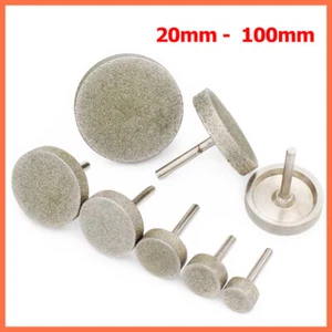 Diamant Schleifkopf Schleifstift Rund Fräser für Dremel Proxxon 20mm -100mm - Bild 1 von 17
